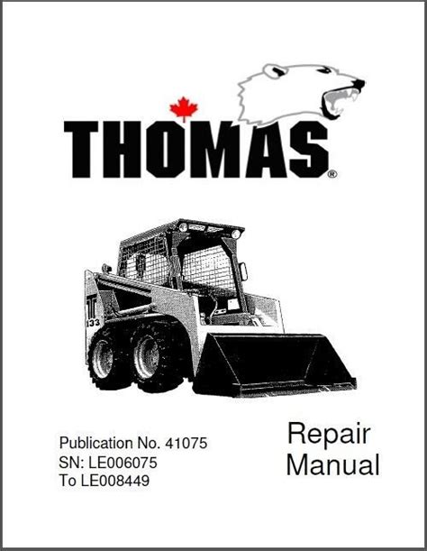 thomas t135 skid steer specs|thomas t133 repair manual pdf.